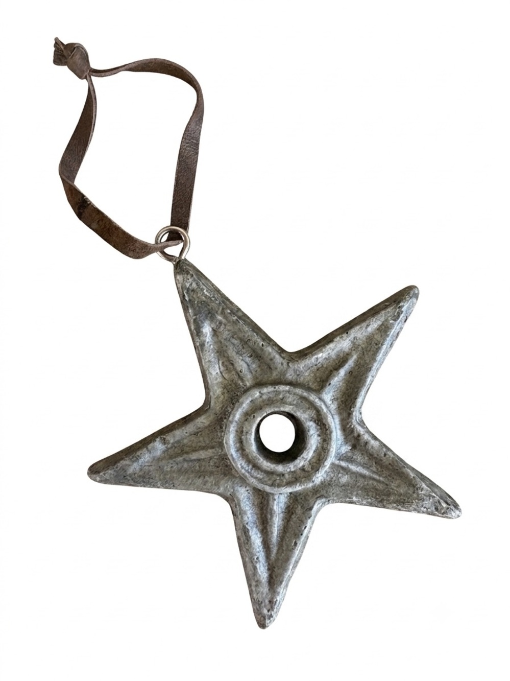 Star Washer Christmas Ornament Texas Lone Star Primitive Rustic Craft Decor 3”